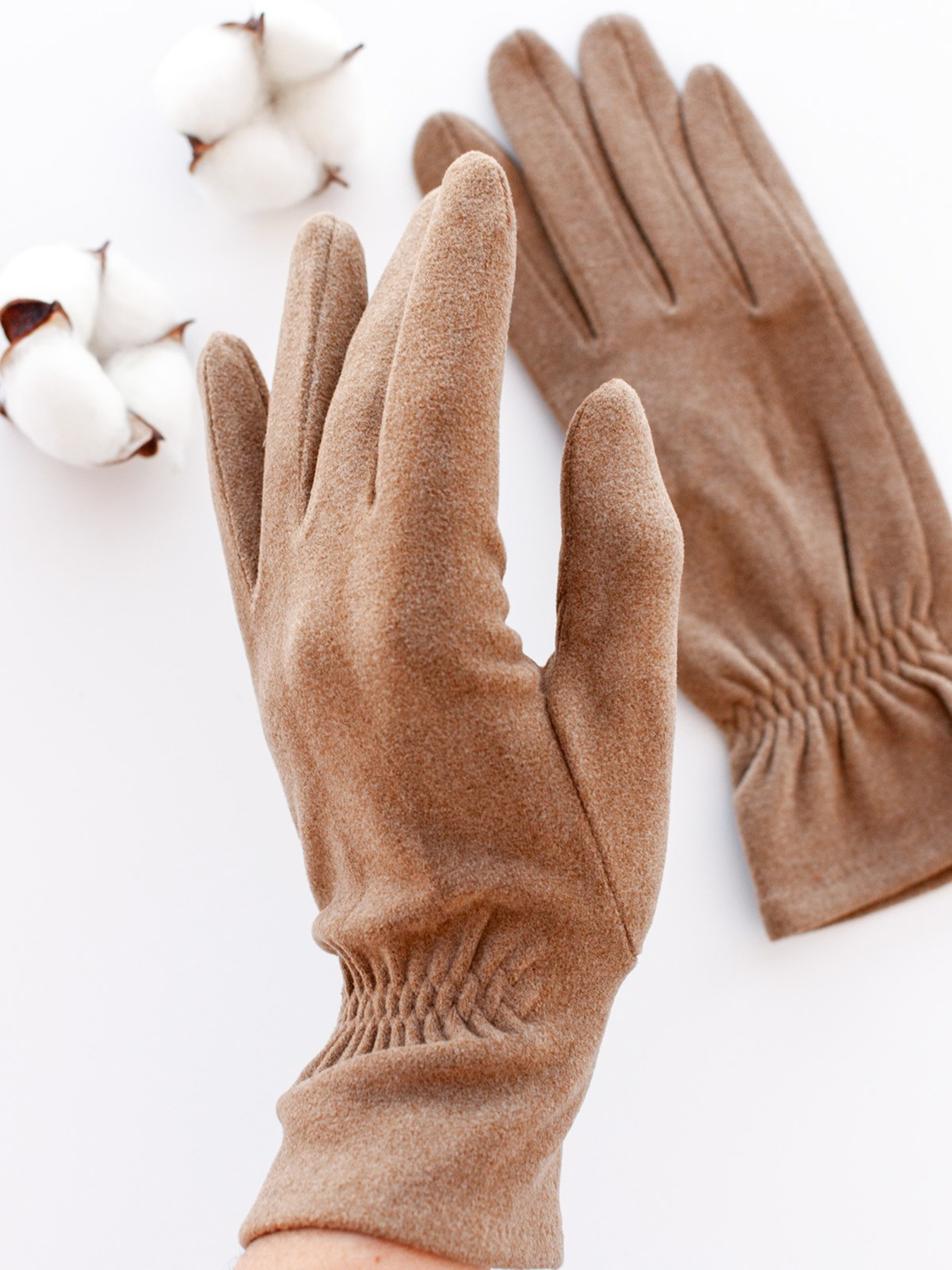 Перчатки и варежки ISSA Plus модель PE-23_beige Фото
