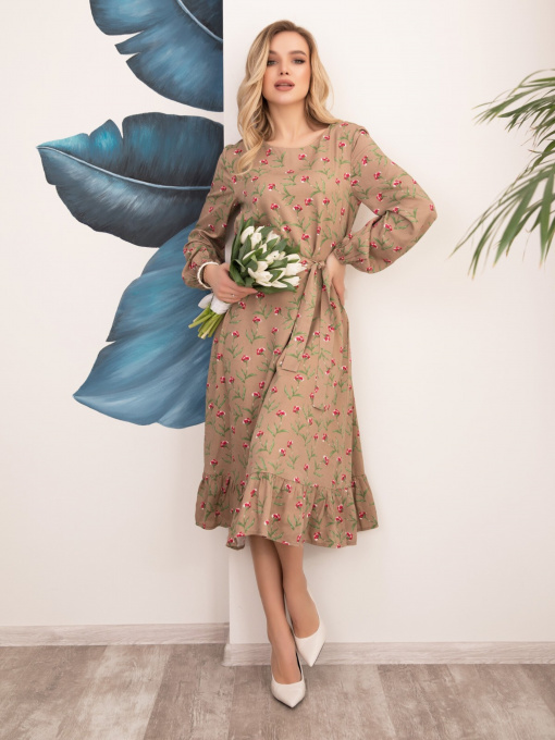 Сукні ISSA Plus модель 12532_beige Фото