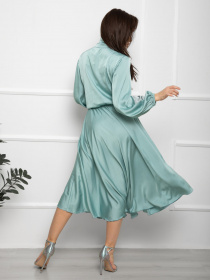 Платья ISSA Plus модель 12380_turquoise Фото