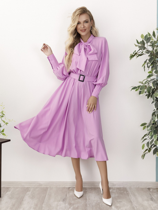 Платья ISSA Plus модель 12165_lilac Фото