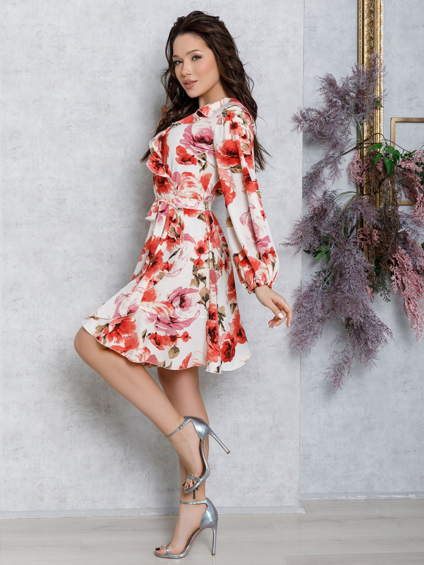 Платья ISSA Plus модель 12589_multicolor Фото