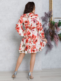 Платья ISSA Plus модель 12589_multicolor Фото