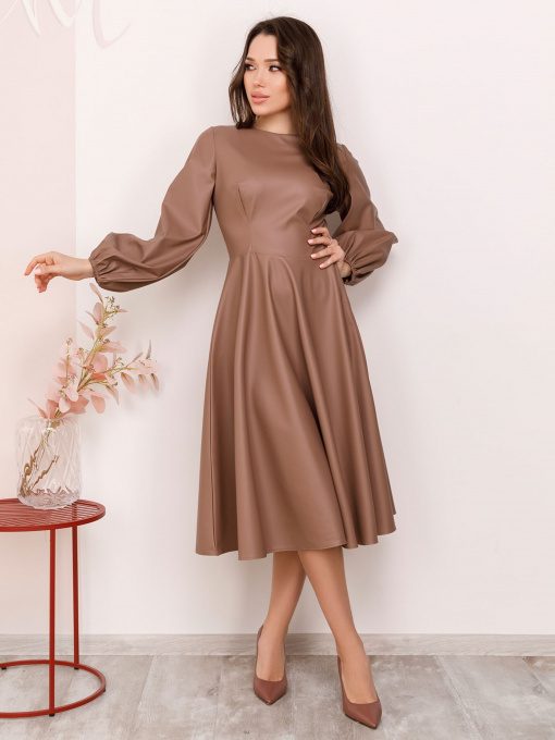 Платья ISSA Plus модель 12379_brown Фото