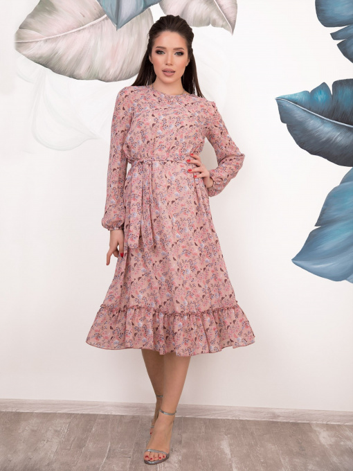 Сукні ISSA Plus модель 12534_pink Фото