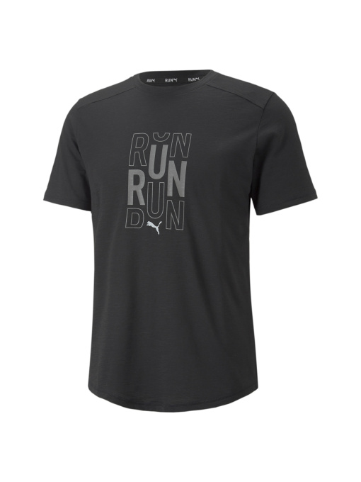 Футболки і поло PUMA Run Logo Ss Tee M модель 522423 Фото