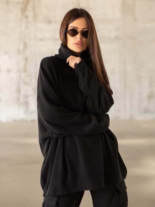 Свитры и кардиганы ISSA Plus модель 13621_black Фото