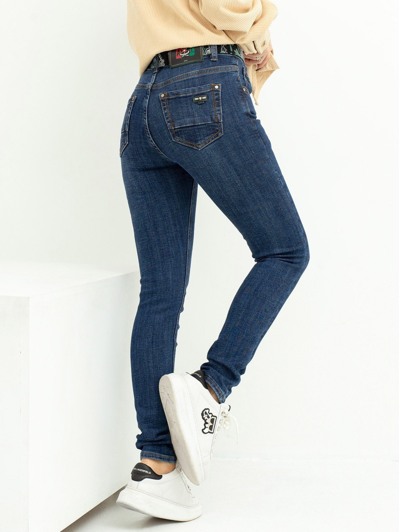 Джинси ISSA Plus модель WN20-352_blue Фото