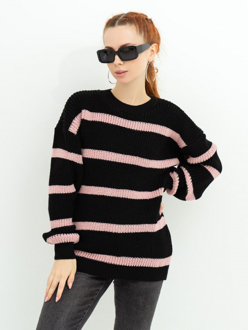 Свитры и кардиганы ISSA Plus модель WN20-364_black Фото
