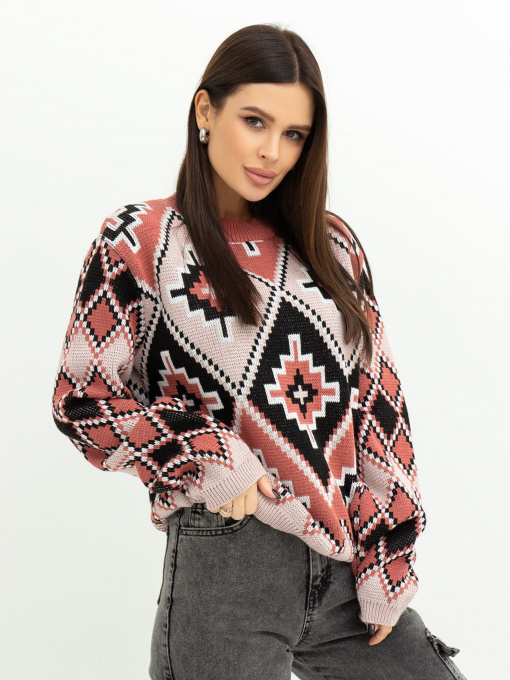 Светри та кардигани ISSA Plus модель WN20-367_terracotta Фото
