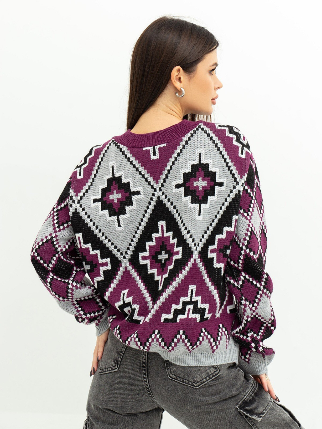 Светри та кардигани ISSA Plus модель WN20-367_purple Фото