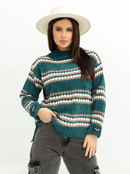 Свитры и кардиганы ISSA Plus модель WN20-368_green Фото