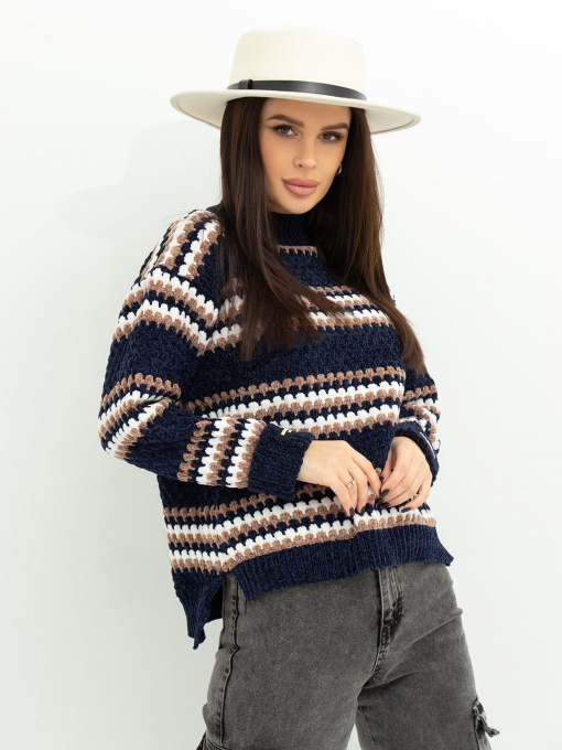 Свитры и кардиганы ISSA Plus модель WN20-368_blue Фото