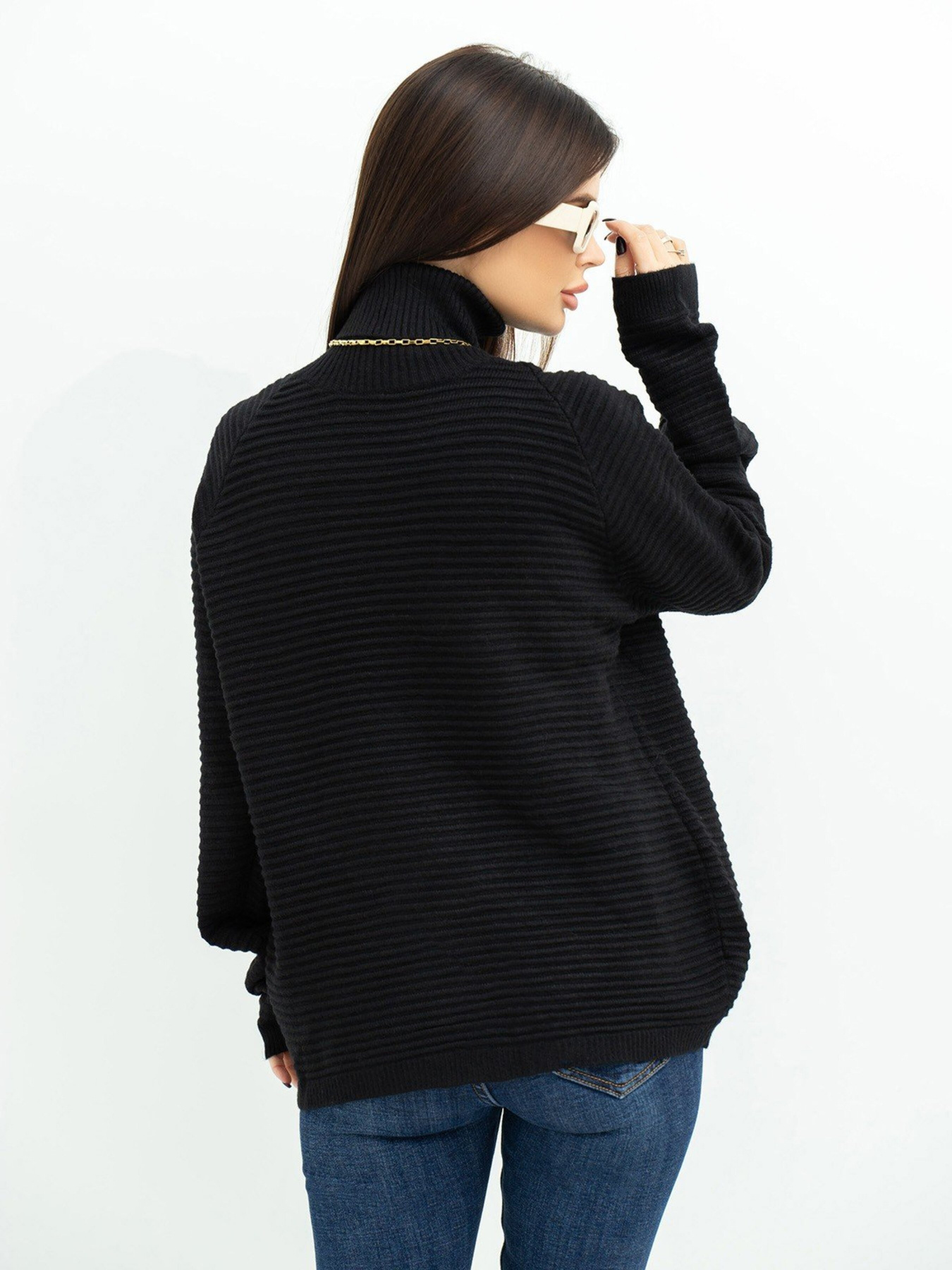 Светри та кардигани ISSA Plus модель WN20-369_black Фото