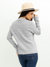 Свитры и кардиганы ISSA Plus модель WN20-371_grey Фото
