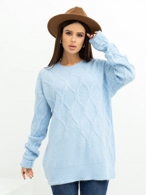 Светри та кардигани ISSA Plus модель WN20-373_blue Фото