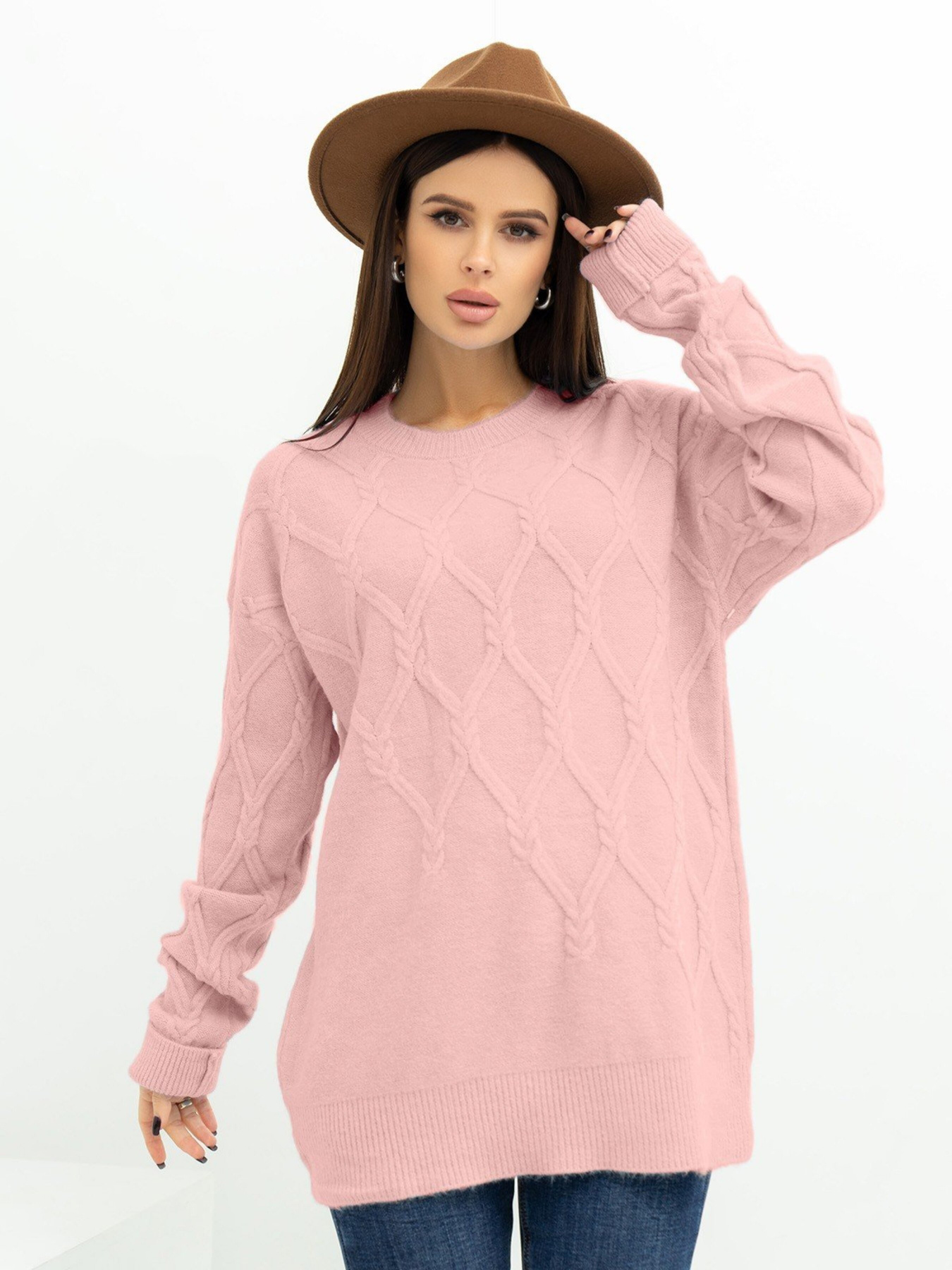 Светри та кардигани ISSA Plus модель WN20-373_pink Фото