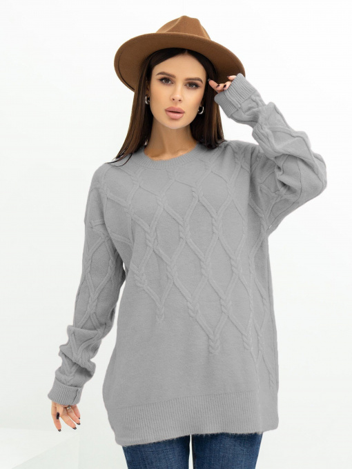 Свитры и кардиганы ISSA Plus модель WN20-373_grey Фото