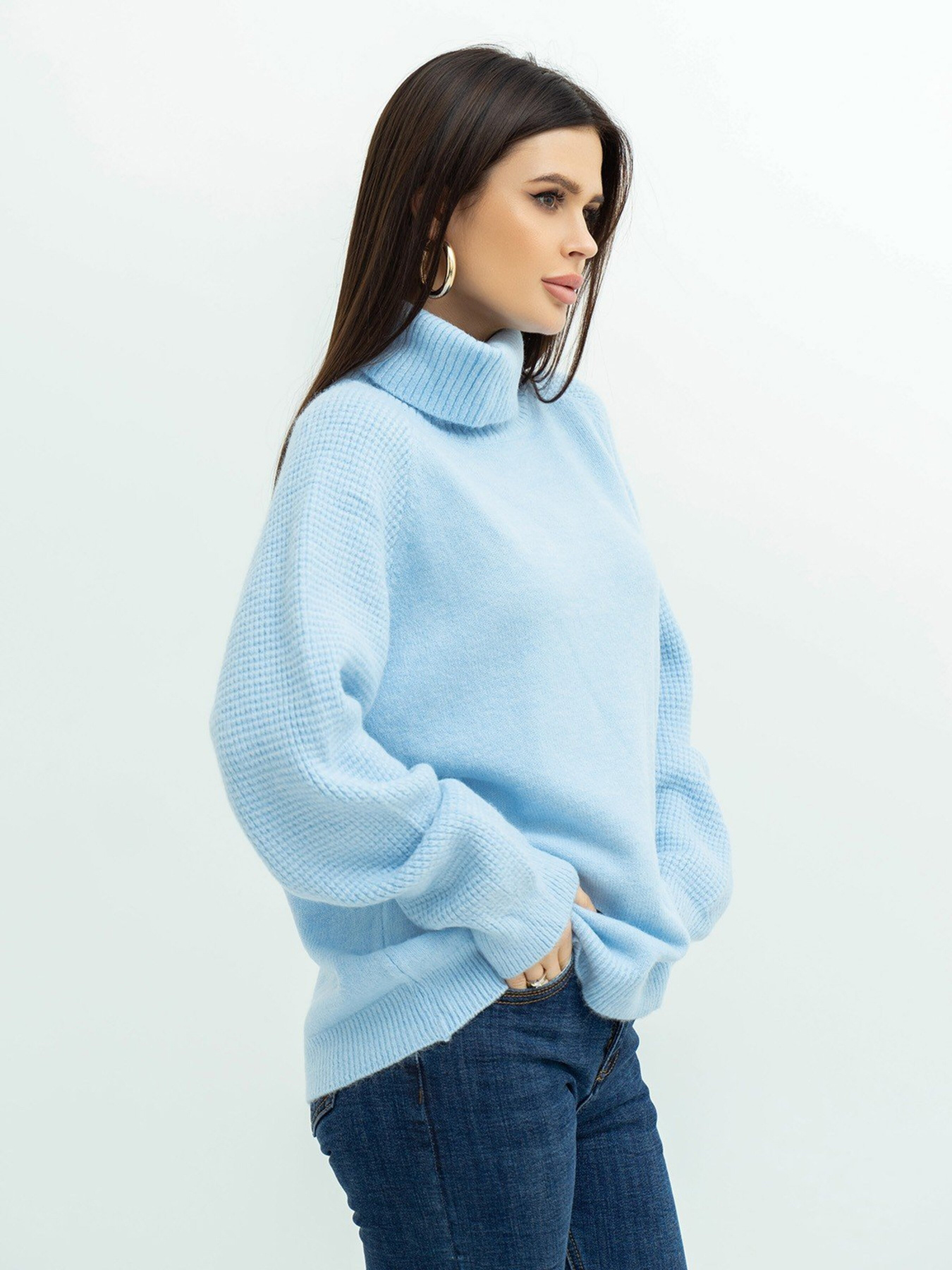 Светри та кардигани ISSA Plus модель WN20-374_blue Фото