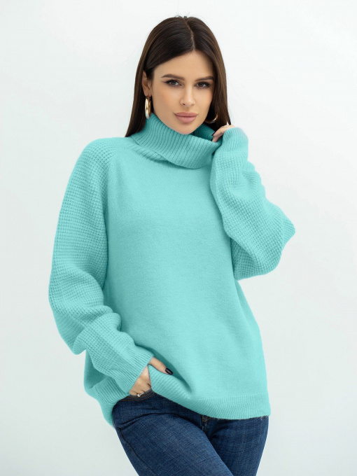 Свитры и кардиганы ISSA Plus модель WN20-374_mint Фото