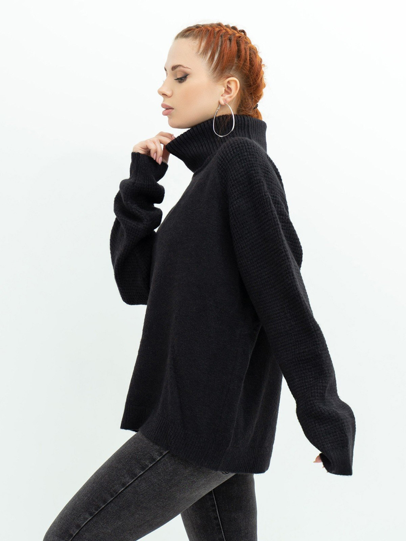 Свитры и кардиганы ISSA Plus модель WN20-374_black Фото