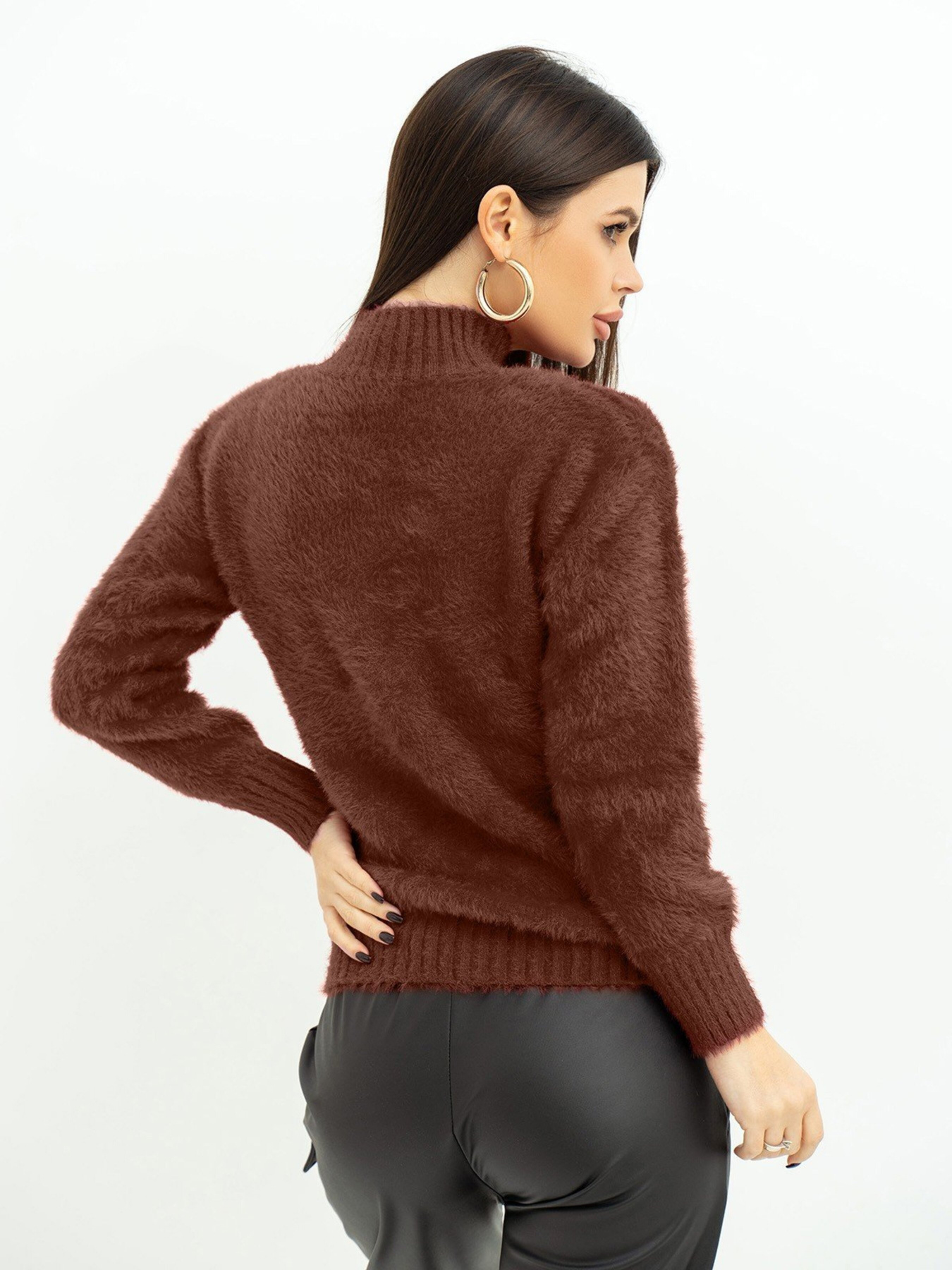 Светри та кардигани ISSA Plus модель WN20-376_brown Фото