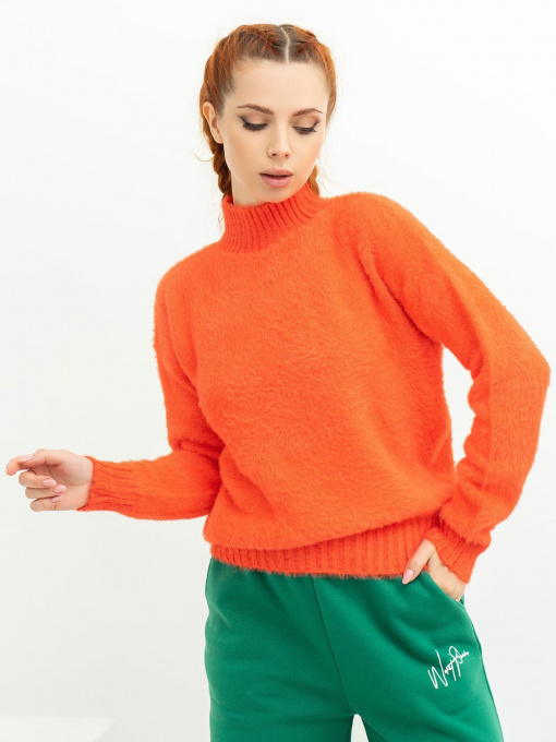 Свитры и кардиганы ISSA Plus модель WN20-376_orange Фото