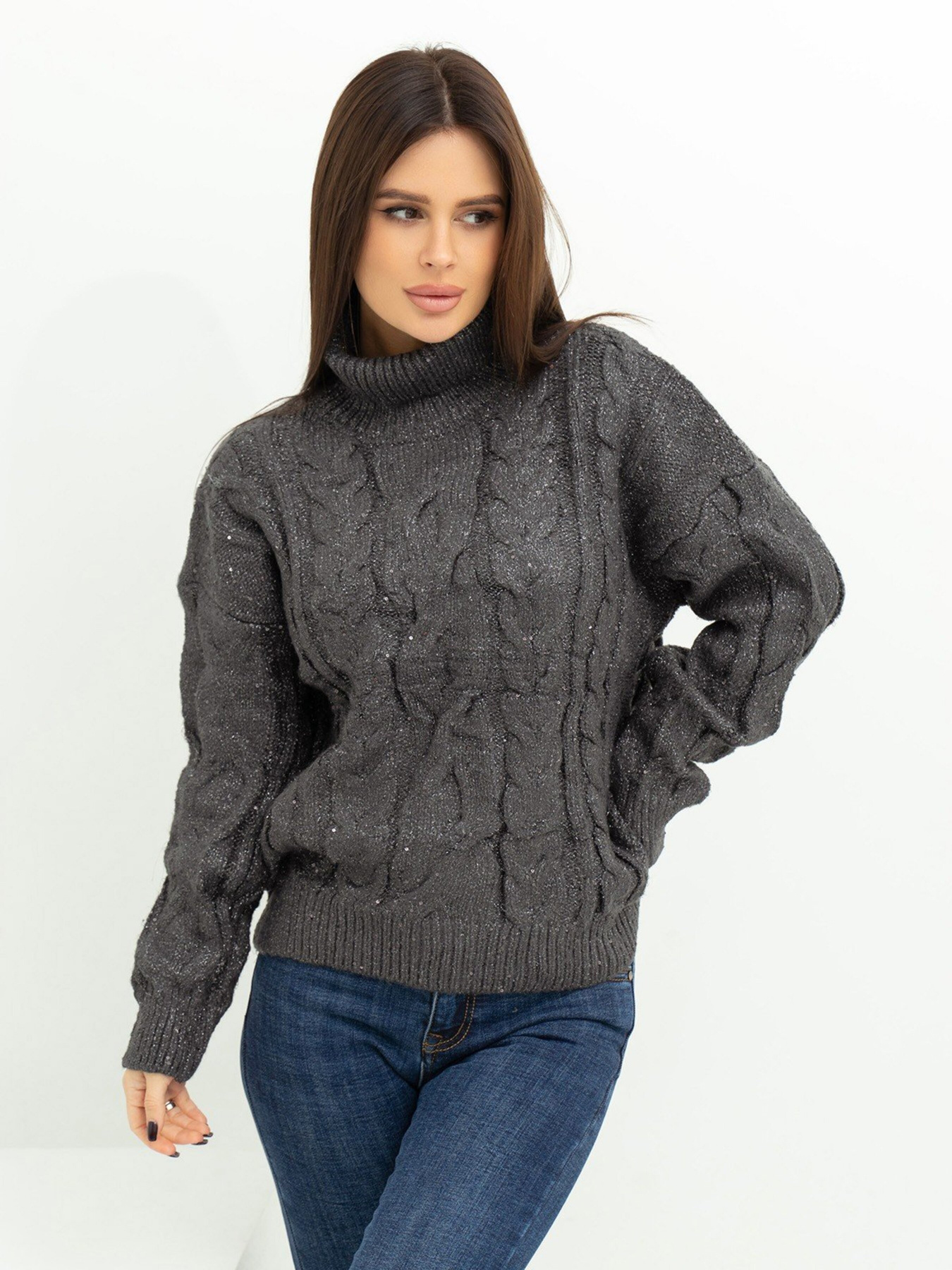 Светри та кардигани ISSA Plus модель WN20-377_black Фото