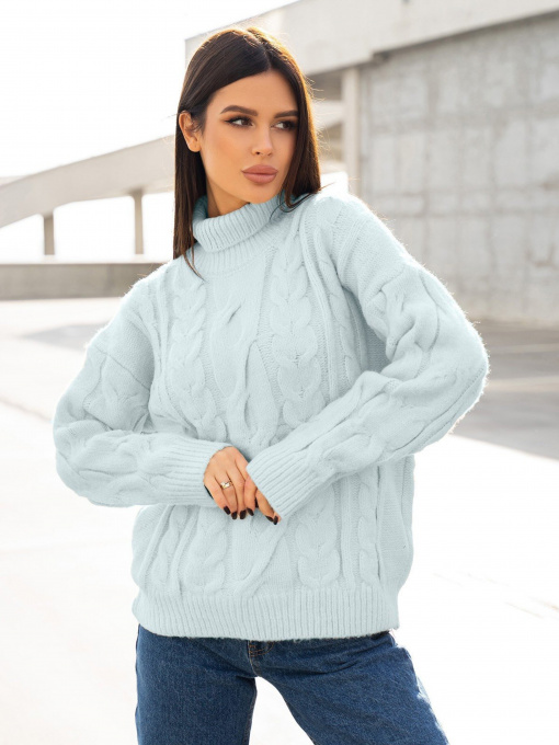 Свитры и кардиганы ISSA Plus модель WN20-378_blue Фото
