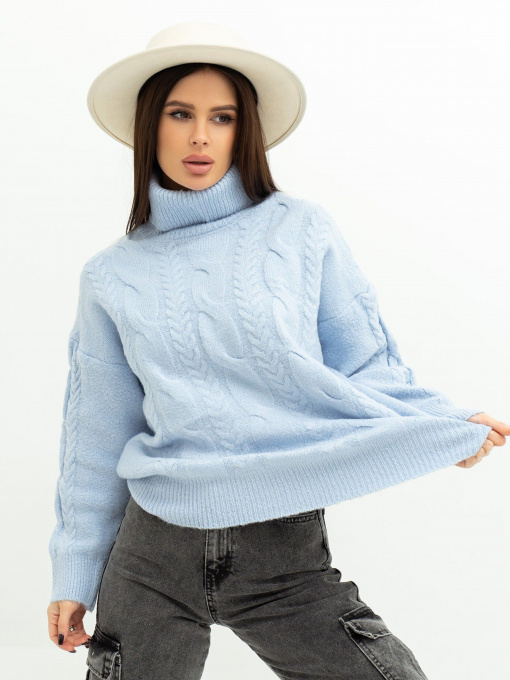 Свитры и кардиганы ISSA Plus модель WN20-379_blue Фото