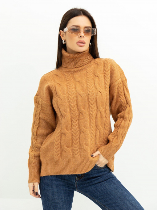 Светри та кардигани ISSA Plus модель WN20-379_brown Фото