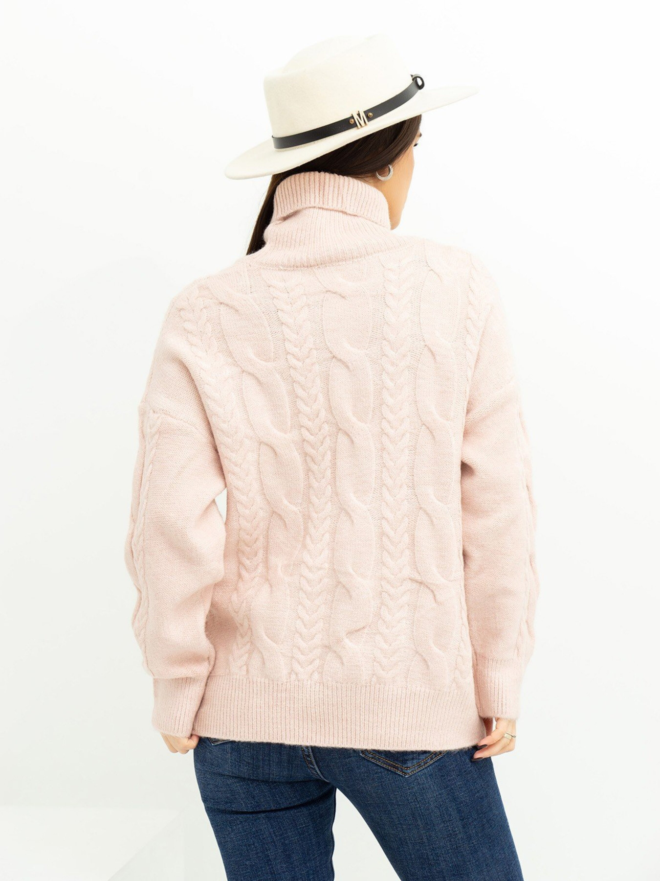 Свитры и кардиганы ISSA Plus модель WN20-379_pink Фото