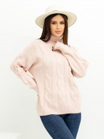 Свитры и кардиганы ISSA Plus модель WN20-379_pink Фото