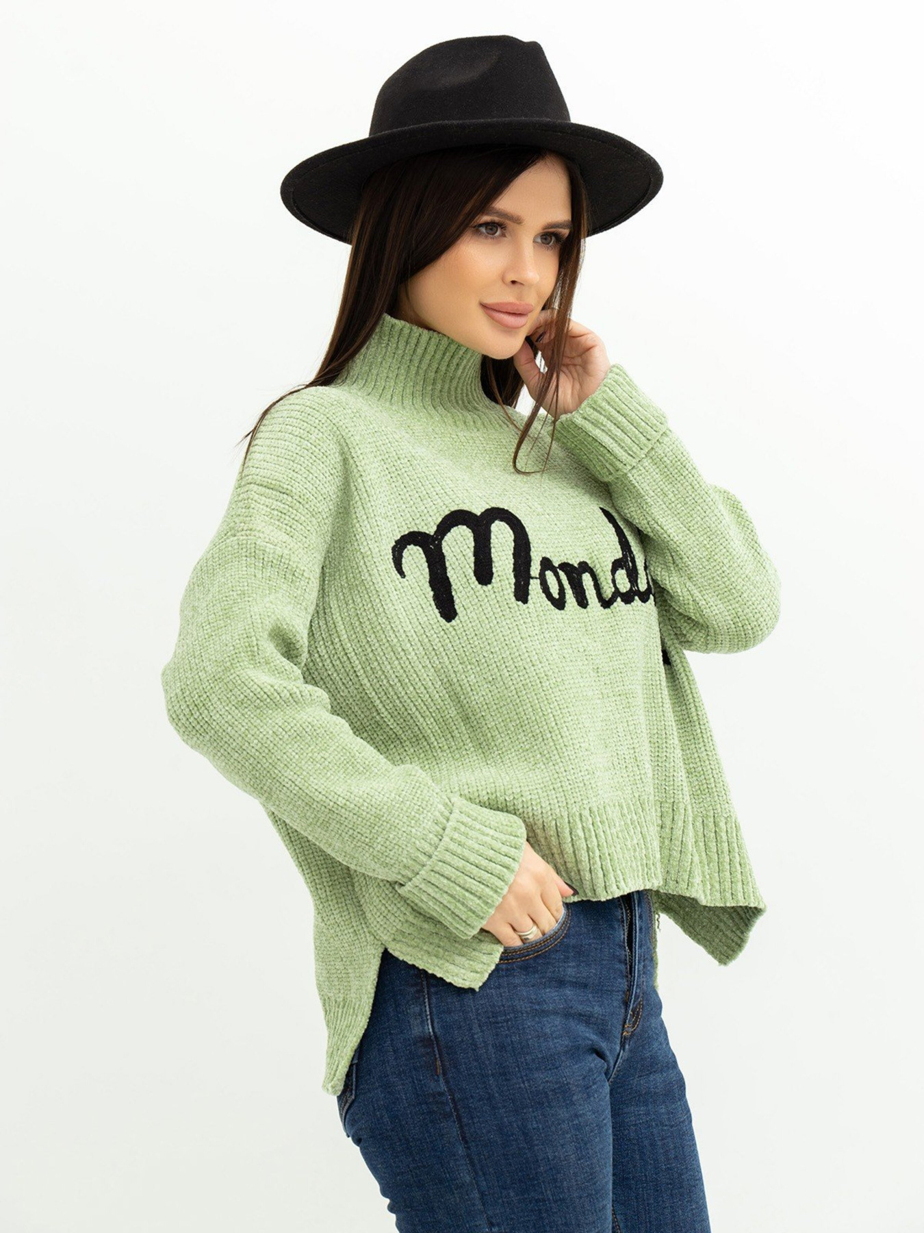 Свитры и кардиганы ISSA Plus модель WN20-380_mint Фото