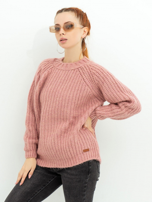 Свитры и кардиганы ISSA Plus модель WN20-382_pink Фото