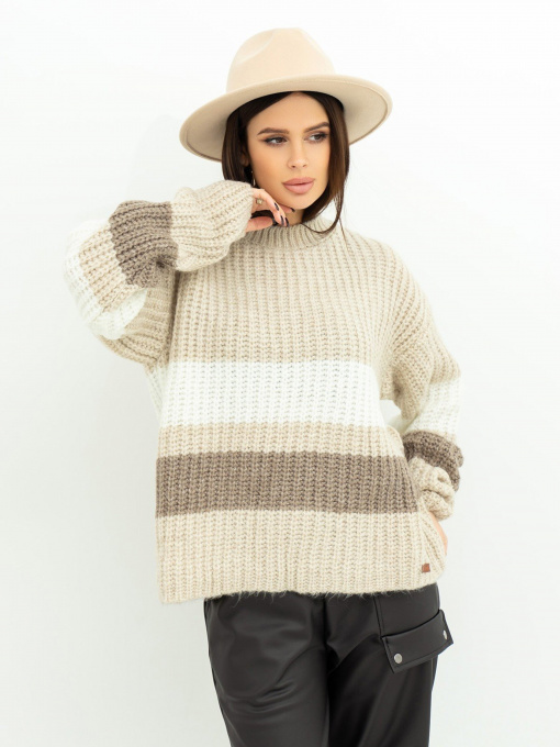 Свитры и кардиганы ISSA Plus модель WN20-383_beige Фото