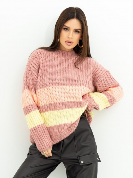 Свитры и кардиганы ISSA Plus модель WN20-383_pink Фото