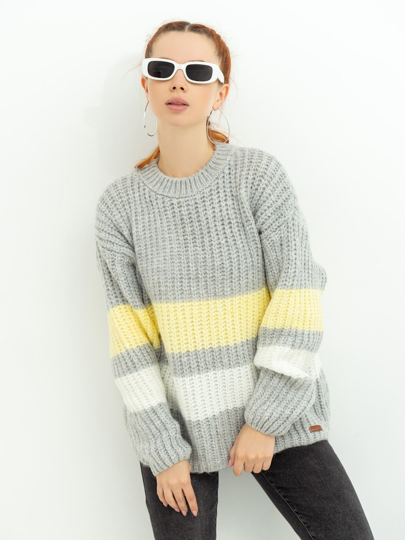 Светри та кардигани ISSA Plus модель WN20-383_grey Фото