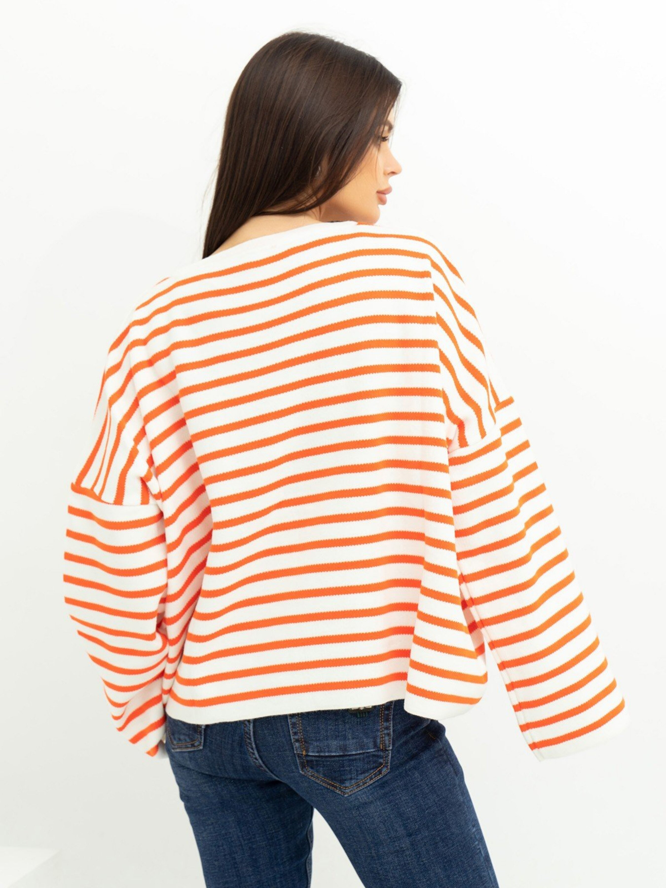 Свитры и кардиганы ISSA Plus модель WN20-385_whiteorange Фото