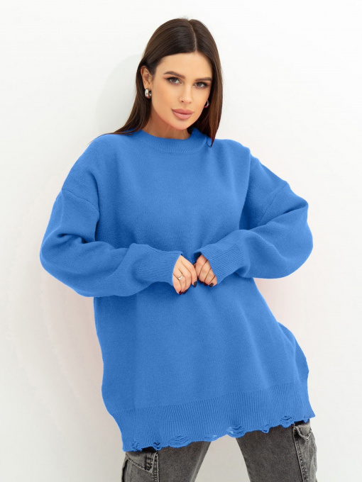 Свитры и кардиганы ISSA Plus модель WN20-395_blue Фото