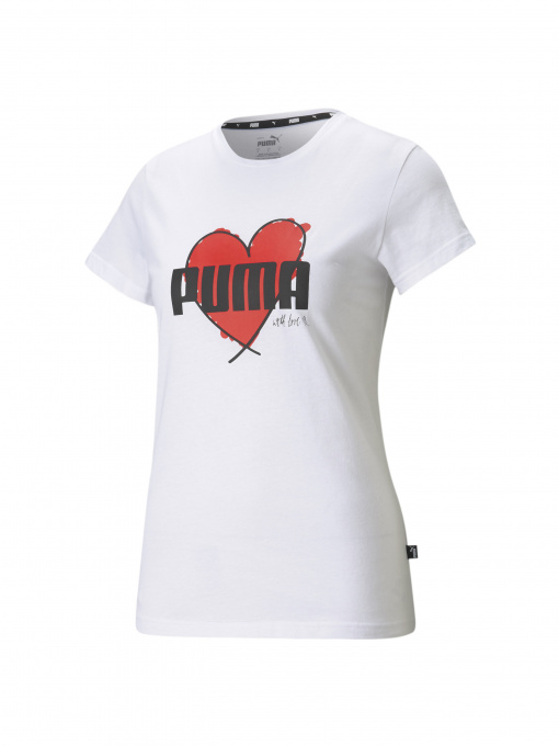 Футболки і поло PUMA Heart Tee модель 587897 Фото