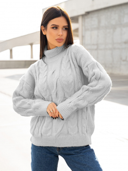 Свитры и кардиганы ISSA Plus модель WN20-378_grey Фото