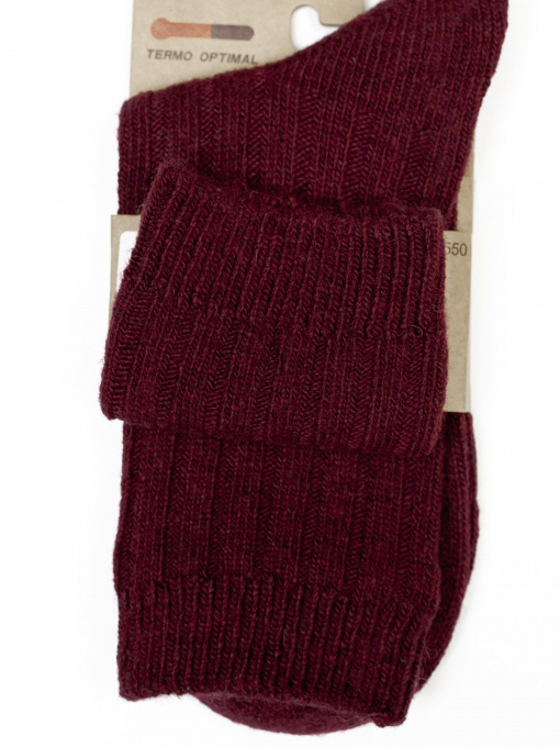 Шкарпетки та гольфи ISSA Plus модель NS-159_burgundy Фото