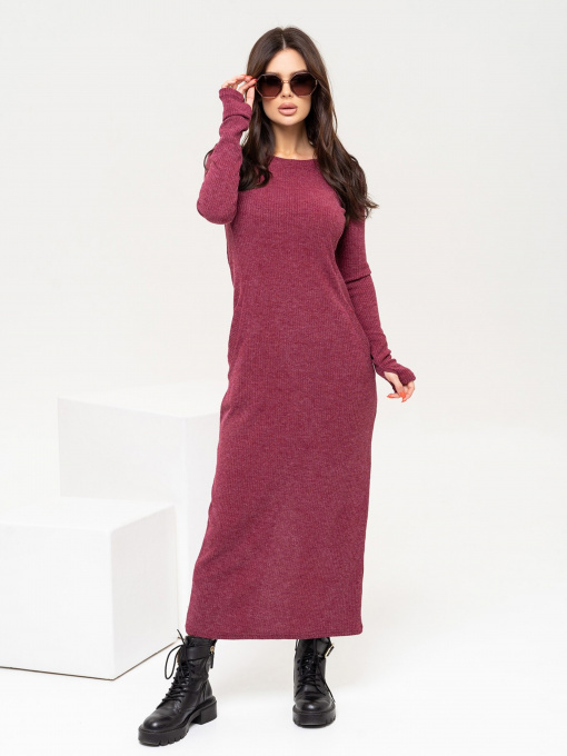 Сукні ISSA Plus модель 13505_burgundy Фото