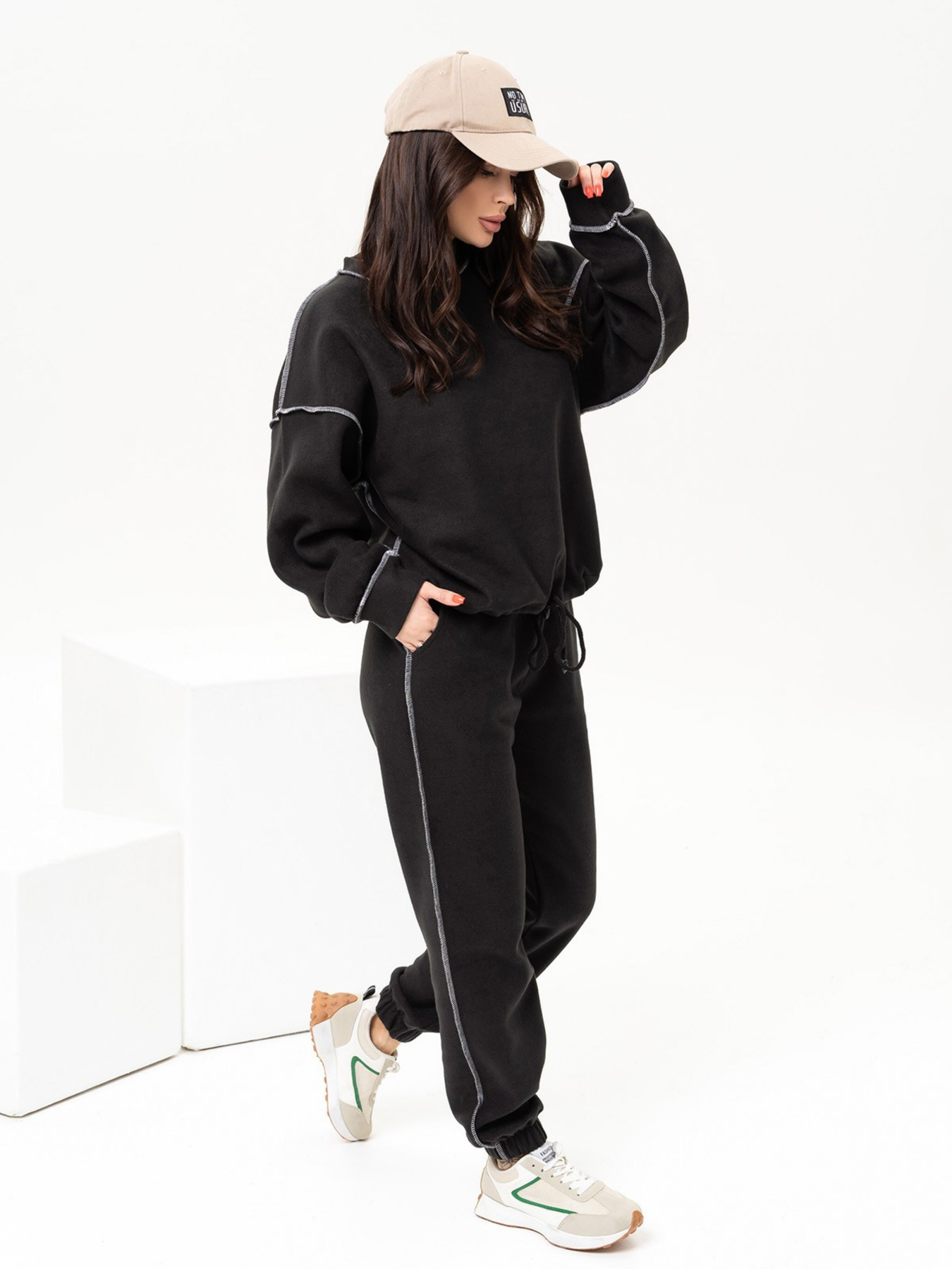 Костюми ISSA Plus модель 13638_black Фото