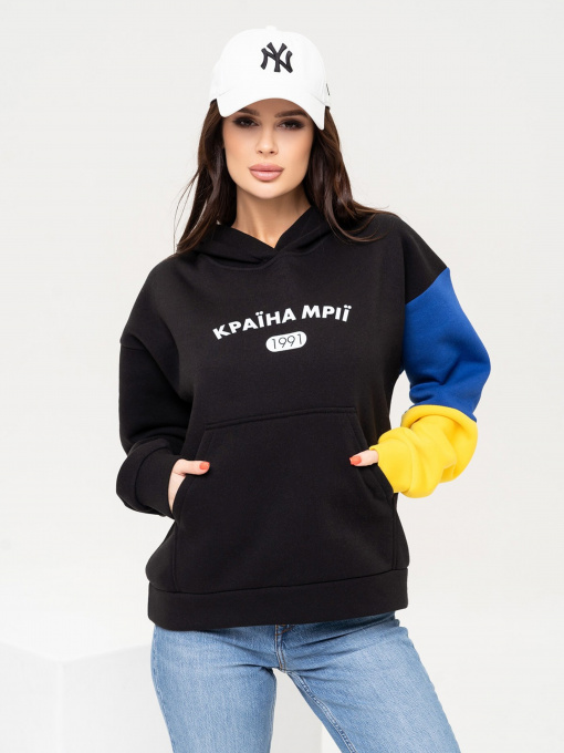 Худі та світшоти ISSA Plus модель 13649_black Фото