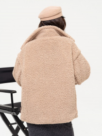 Куртки та дублянки ISSA Plus модель 13655_beige Фото