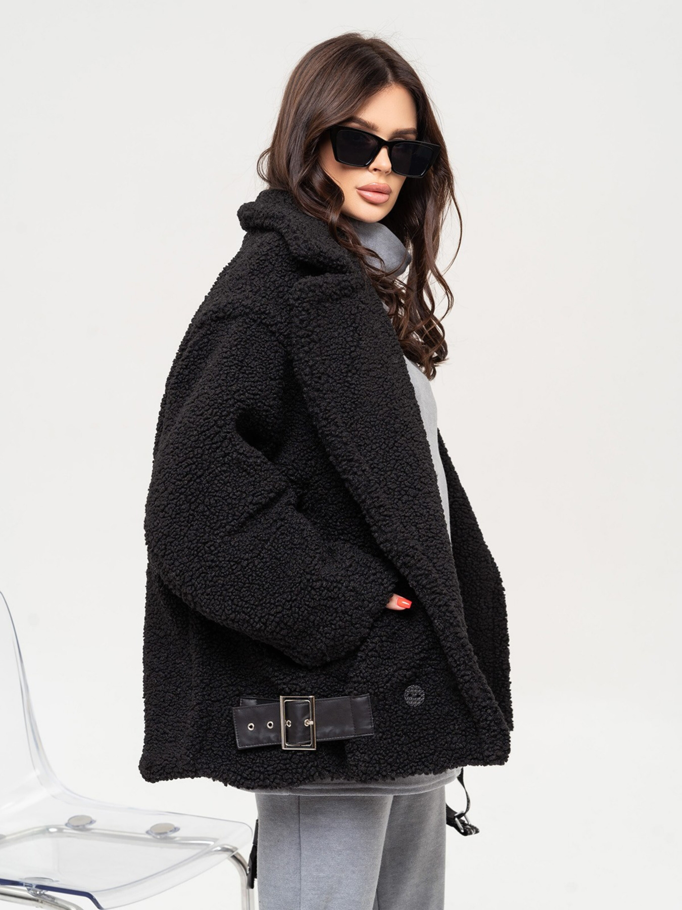 Куртки та дублянки ISSA Plus модель 13655_black Фото