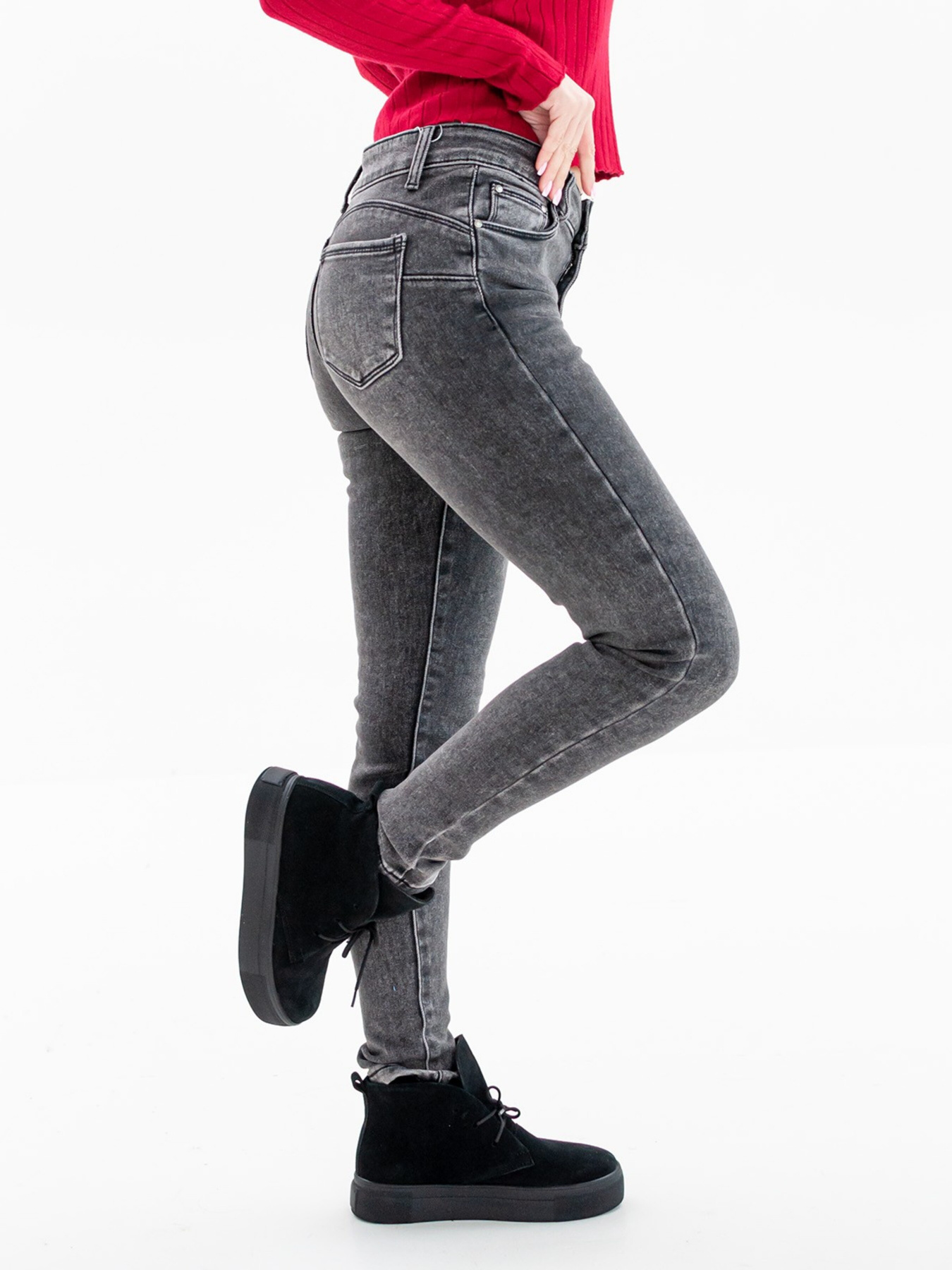 Джинси ISSA Plus модель WN20-356_grey Фото