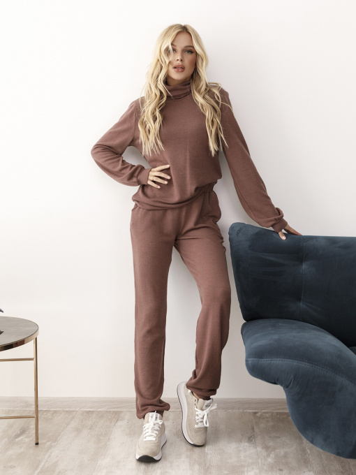 Костюмы ISSA Plus модель 12218_brown Фото