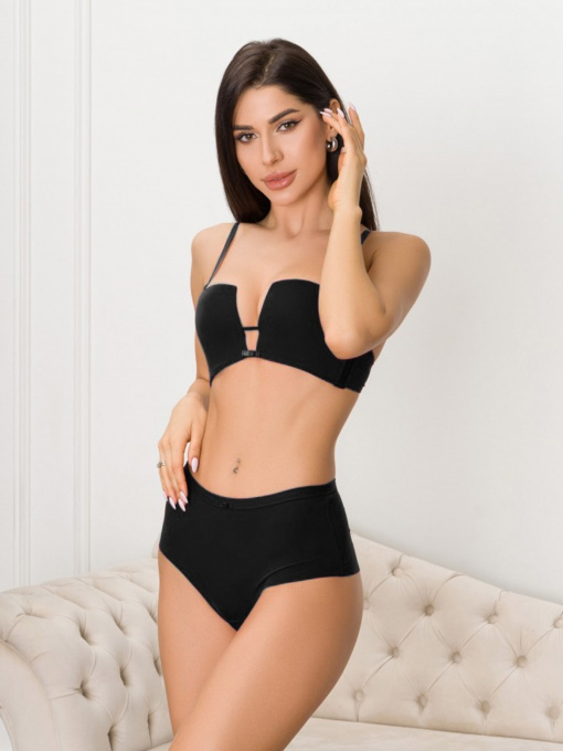 Нижня білизна ISSA Plus модель BL2-239_black Фото